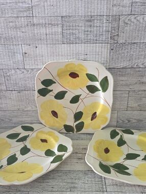 Blue Ridge Pottery Handpainted Salad Plates